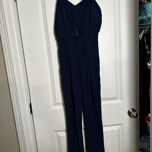 Love J Navy Jumpsuit